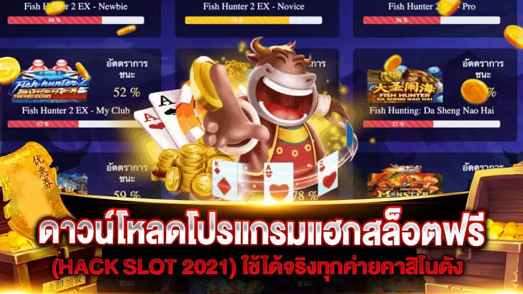 ดาวน์โหลดโปรแกรมแฮกสล็อตฟรี