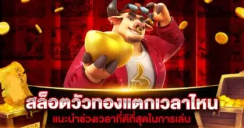 สล็อตวัวทองแตกเวลาไหน